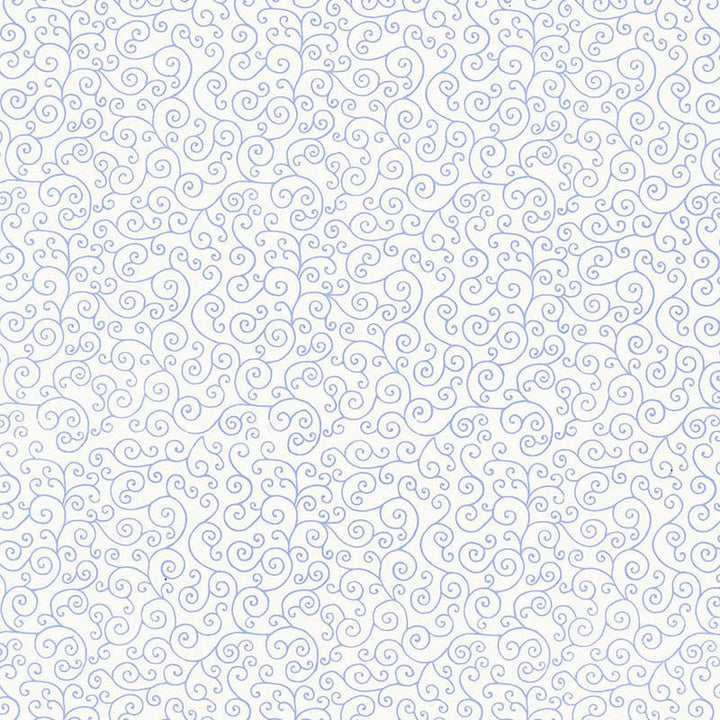 Sangar Scroll Delft 5005221 by Schumacher Wallpaper Jaipur - Fabric Carolina -