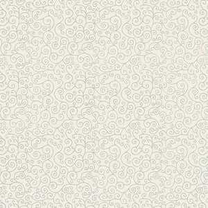 Sangar Scroll Water Blue 5005222 by Schumacher Wallpaper