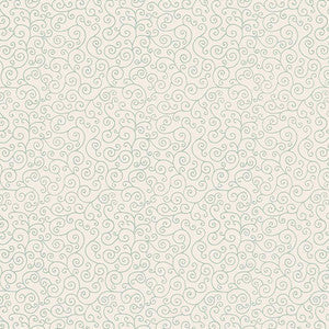 Sangar Scroll Water Blue 5005222 by Schumacher Wallpaper