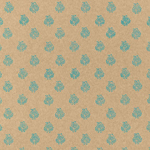 Kaladera Turquoise 5005254 by Schumacher Wallpaper