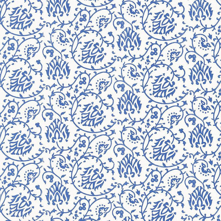 Sarana Vine Delft 5005271 by Schumacher Wallpaper Jaipur - Fabric Carolina -