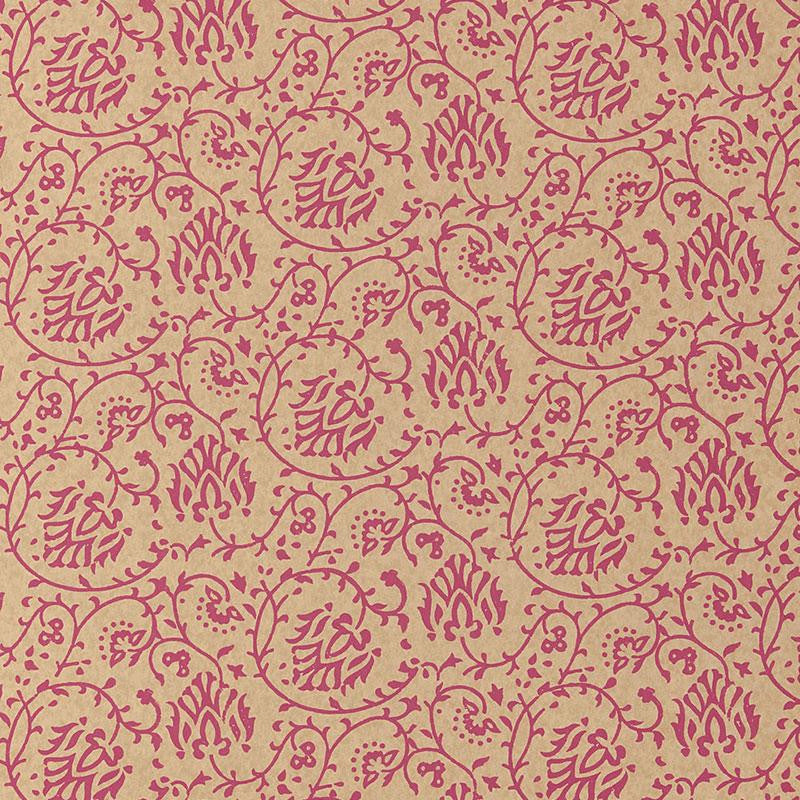 Sarana Vine Cerise 5005273 by Schumacher Wallpaper Jaipur - Fabric Carolina -