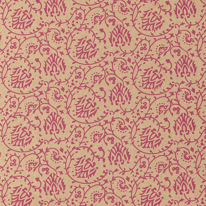 Sarana Vine Cerise 5005273 by Schumacher Wallpaper Jaipur - Fabric Carolina -