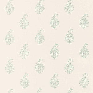 Kerala Paisley Water Blue 5005282 by Schumacher Wallpaper