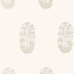 Askandra Flower Oyster 5005310 by Schumacher Wallpaper