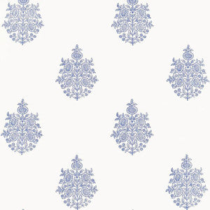 Asara Flower Delft 5005321 by Schumacher Wallpaper
