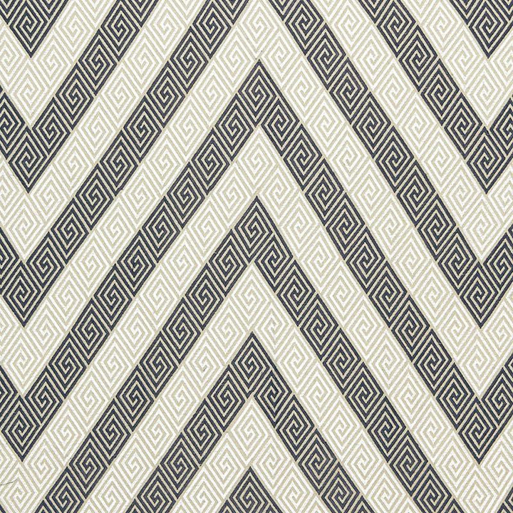 Nebaha Embroidery Charcoal 65792 by Schumacher Fabric Ottoman Chic 25.38" - Fabric Carolina -
