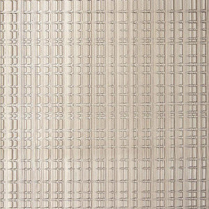 Urban Stripe Zinc 5005642 by Schumacher Wallpaper