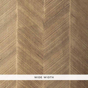 Chevron Texture Sable 5005652 by Schumacher Wallpaper
