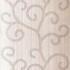 Raindrop Scroll Amethyst 5005700 by Schumacher Wallpaper
