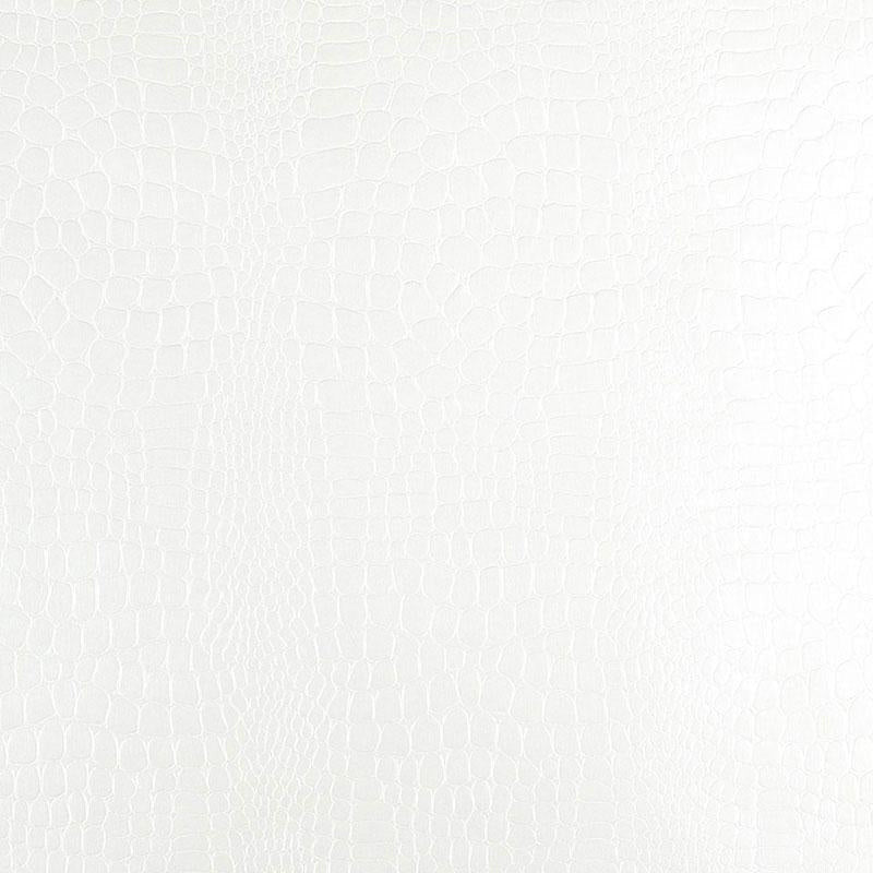 Crocodile White 5005830 by Schumacher Wallpaper Modern Glamour 5.5" - Fabric Carolina -