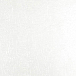 Crocodile White 5005830 by Schumacher Wallpaper
