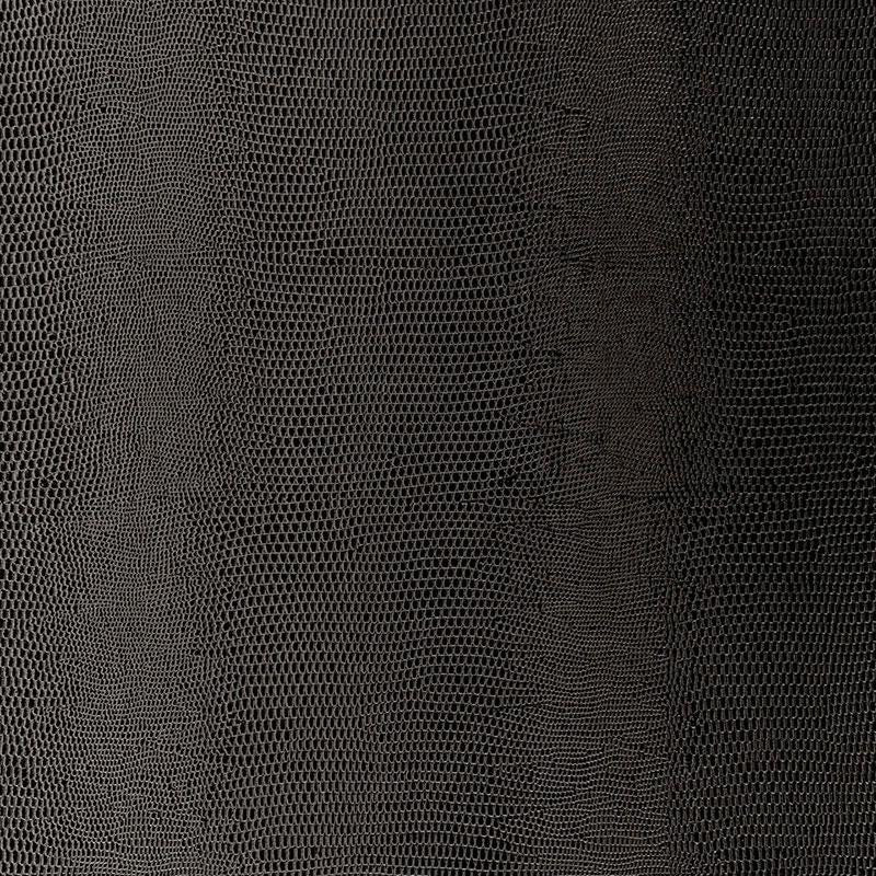 Lizard Carbon 5005841 by Schumacher Designer Wallpaper Modern Glamour 4.25" - Swanky Fabrics -