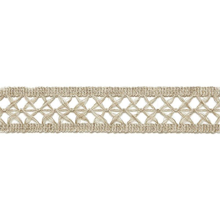 Nicole Linen Braid String 65490 by Schumacher Trim Au Naturel 1.0" - Fabric Carolina -