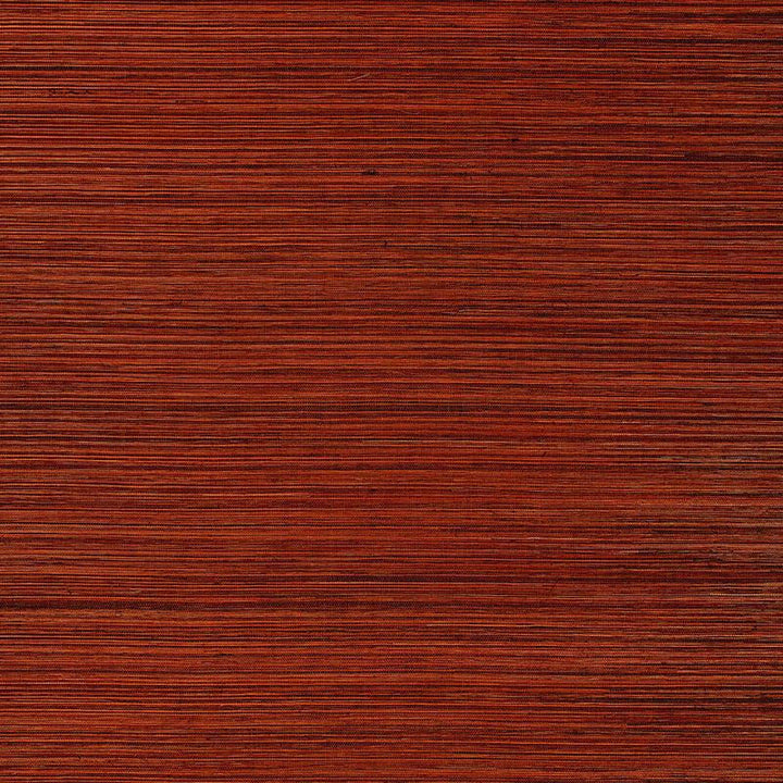 Strie Sisal Burnt Orange 5000724 by Schumacher Wallpaper Quiet Beauty - Fabric Carolina -