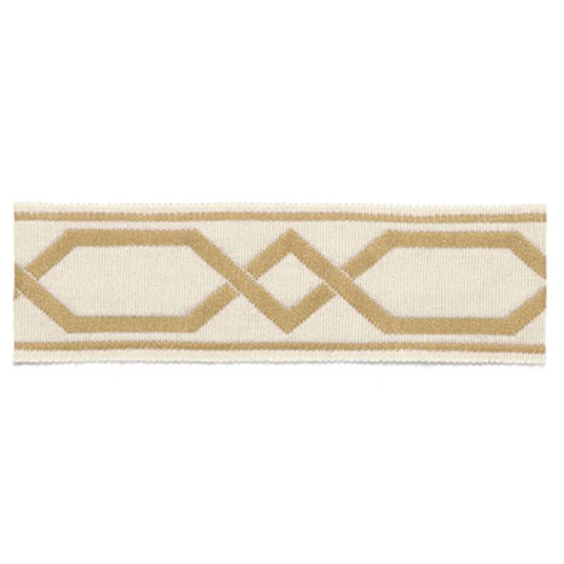 Saint Tropez Braid Sand 63094 by Schumacher Trim Plein Air Trimmiings - Fabric Carolina -