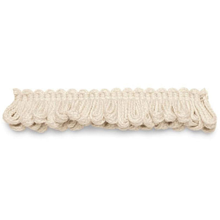 Fiji Looped Fringe Vanilla 63110 by Schumacher Trim Plein Air Trimmiings - Fabric Carolina -