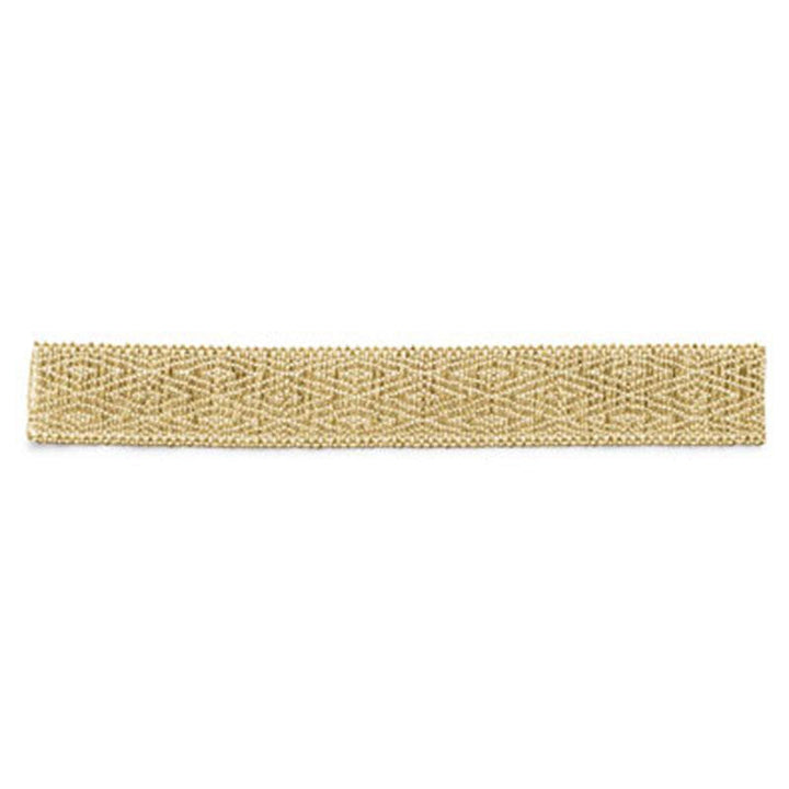 Whitfield Braid Champagne 63163 by Schumacher Designer Trim Somerset - Swanky Fabrics -