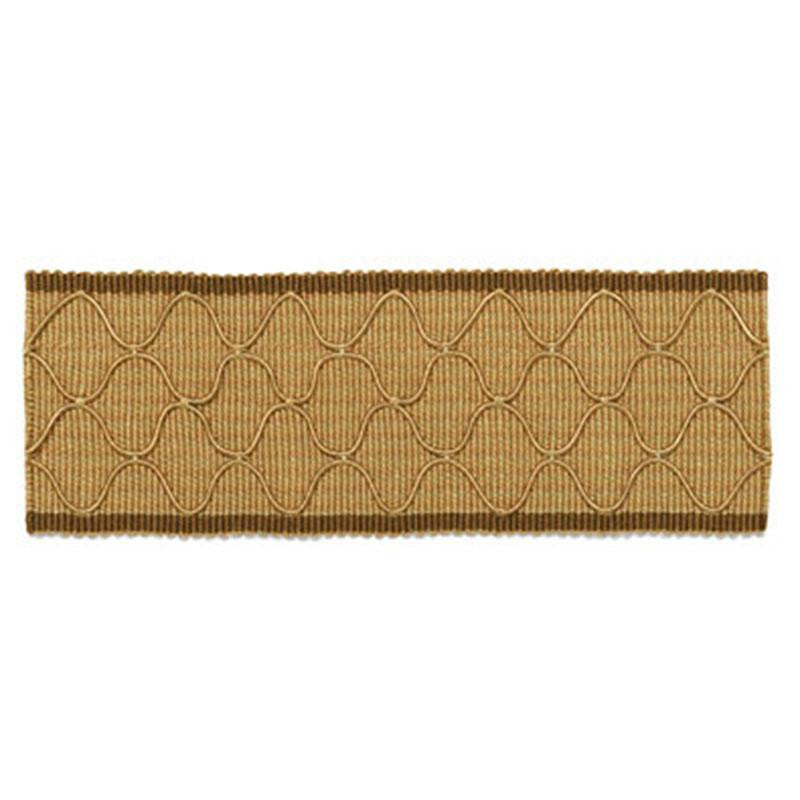 Kent Braid Camel 63170 by Schumacher Designer Trim Somerset - Swanky Fabrics -