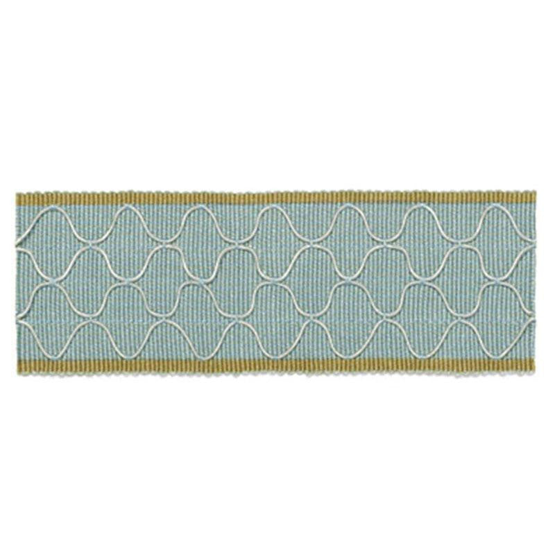 Kent Braid Mineral 63173 by Schumacher Trim Somerset - Fabric Carolina -