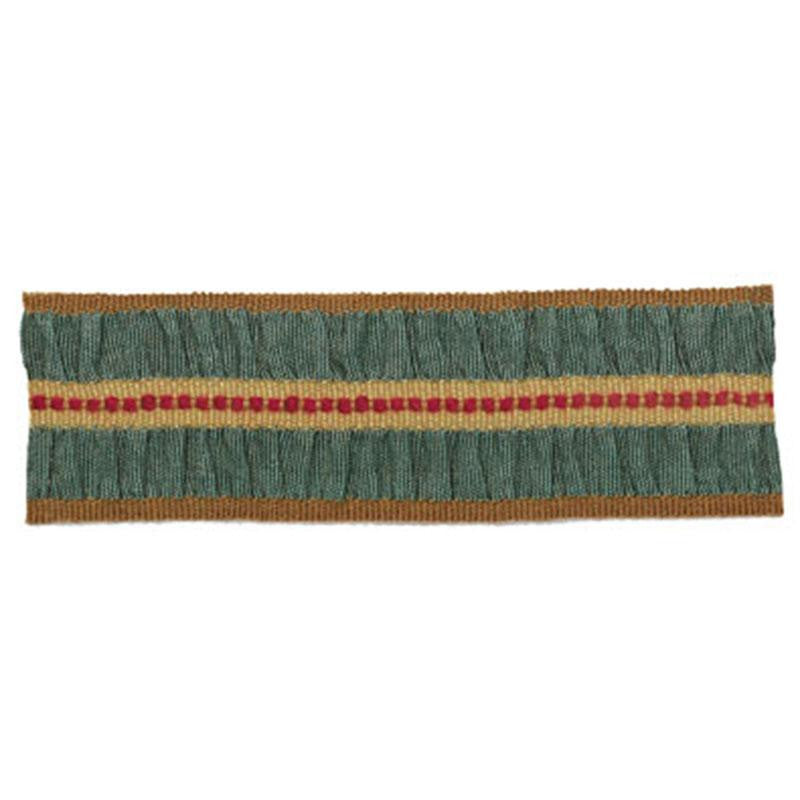 Camden Braid Peacock 63191 by Schumacher Trim Somerset Trimmings - Fabric Carolina -