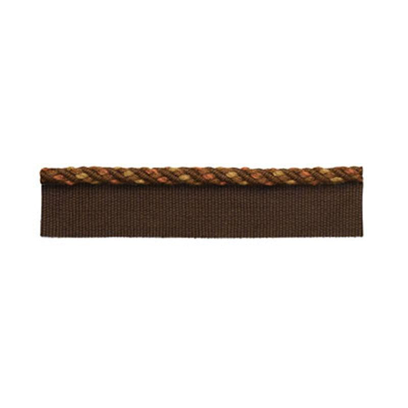 Preston Lipcord Mocha 63231 by Schumacher Designer Trim Somerset - Swanky Fabrics -