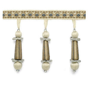 Addington Molded Tassel Fringe Moonstone 63284 by Schumacher Trim