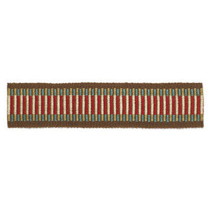 Litchfield Braid Rosewood 63330 by Schumacher Trim