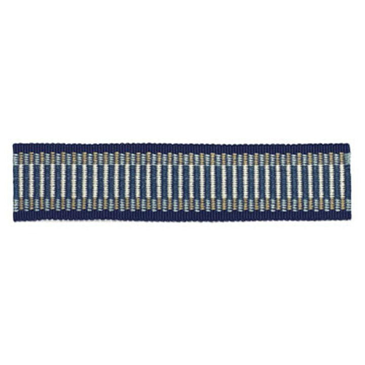 Litchfield Braid Delft 63333 by Schumacher Designer Trim Somerset - Swanky Fabrics -
