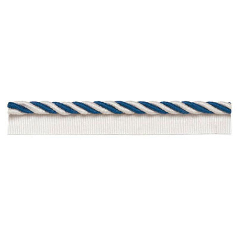 Capri Lipcord Marine 63350 by Schumacher Trim Plein Air Trimmings - Fabric Carolina -