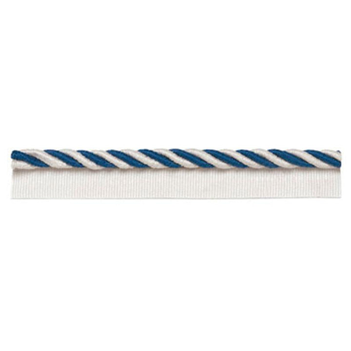 Capri Lipcord Marine 63350 by Schumacher Trim Plein Air Trimmings - Fabric Carolina -