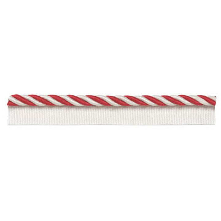 Capri Lipcord Coral 63352 by Schumacher Trim Plein Air Trimmings - Fabric Carolina -