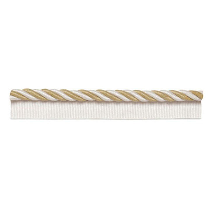Capri Lipcord Sand 63354 by Schumacher Designer Trim Plein Air Trimmings - Swanky Fabrics -