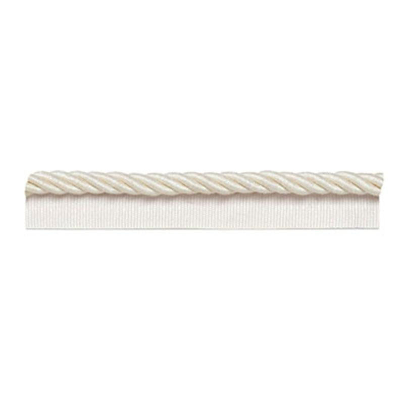 Capri Lipcord Vanilla 63355 by Schumacher Trim Plein Air Trimmings - Fabric Carolina -