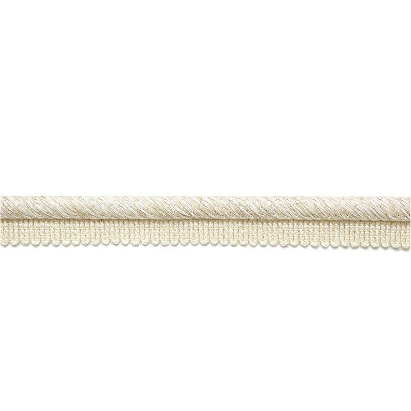 Edmond Linen Lipcord Oat 65410 by Schumacher Trim Au Naturel - Fabric Carolina -