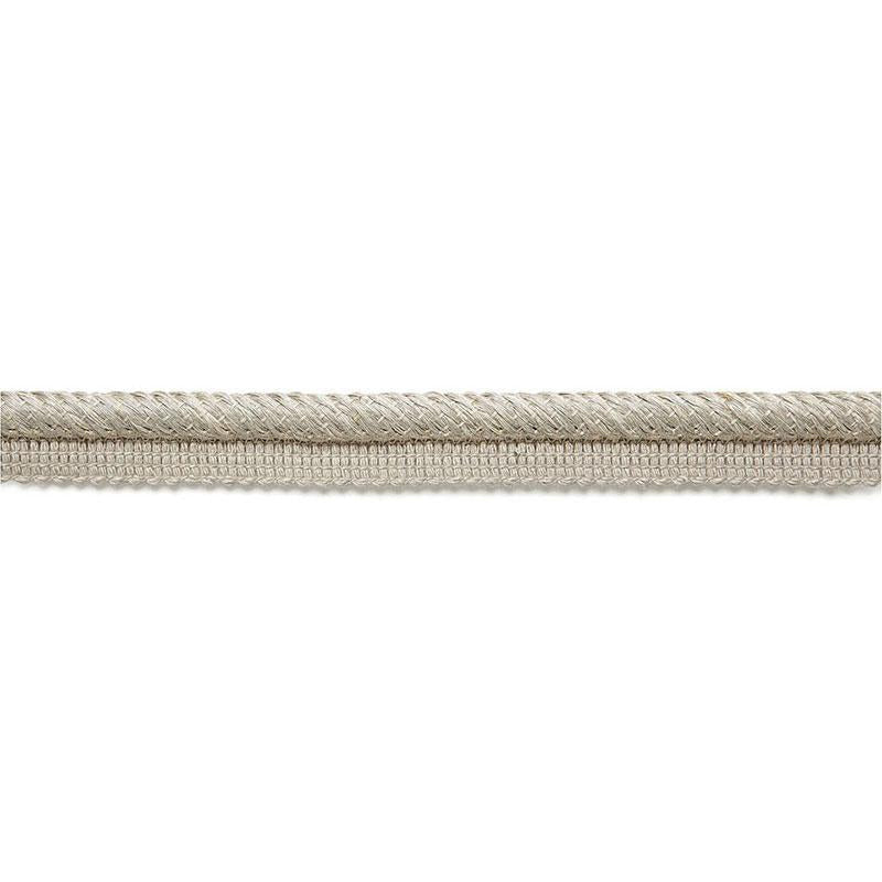 Edmond Linen Lipcord Greige 65411 by Schumacher Trim Au Naturel - Fabric Carolina -
