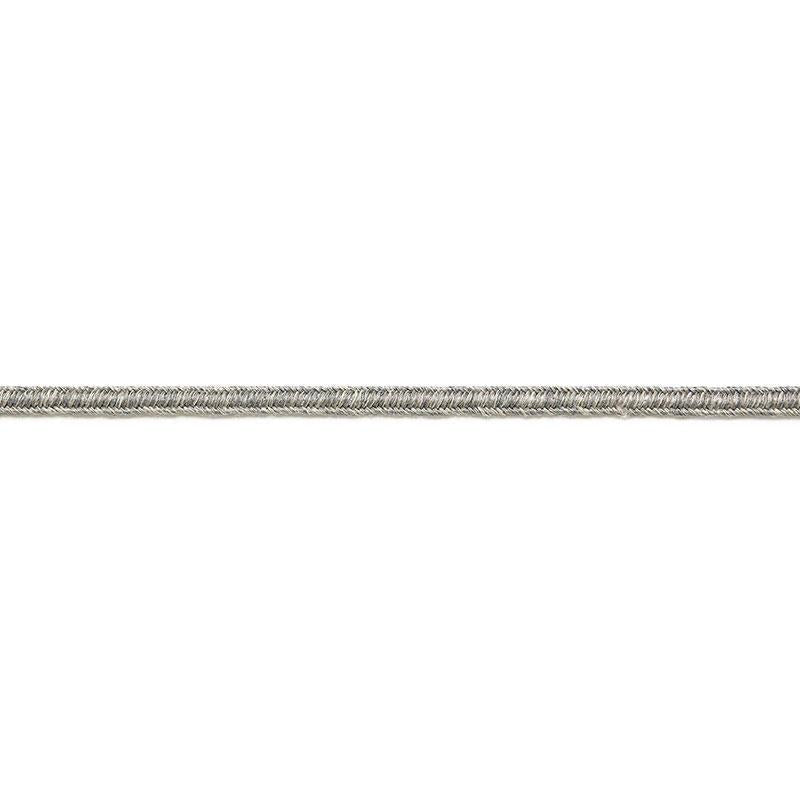 Pascal Linen Gimp Zinc 65421 by Schumacher Designer Trim Au Naturel - Swanky Fabrics -