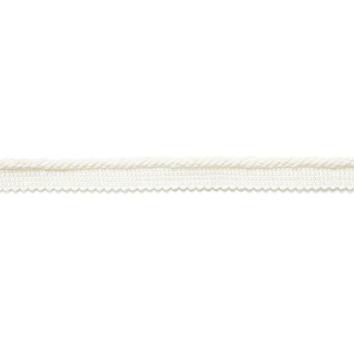 Aimee Linen Lipcord Blanc 65430 by Schumacher Trim Au Naturel - Fabric Carolina -