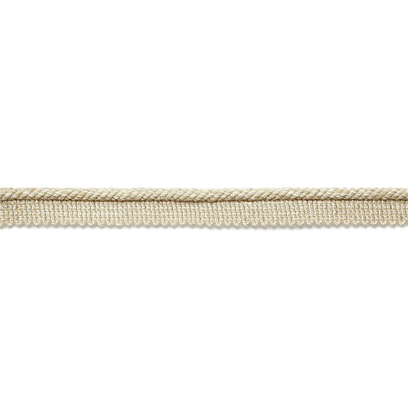 Aimee Linen Lipcord Candlelight 65431 by Schumacher Trim Au Naturel - Fabric Carolina -