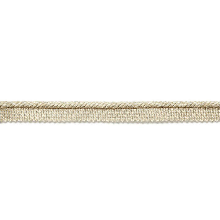 Aimee Linen Lipcord Candlelight 65431 by Schumacher Trim Au Naturel - Fabric Carolina -