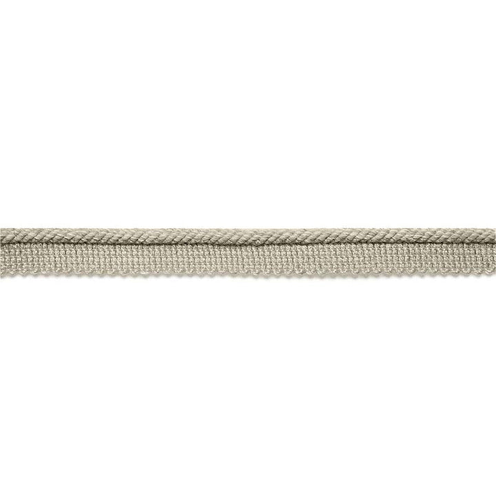Aimee Linen Lipcord Greige 65432 by Schumacher Designer Trim Au Naturel - Swanky Fabrics -