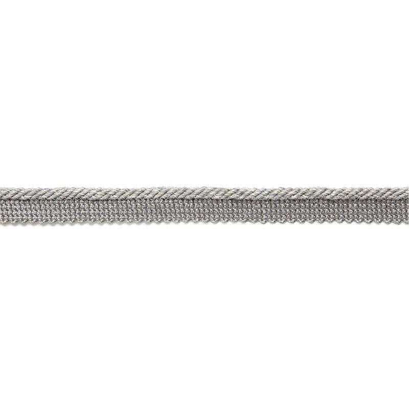 Aimee Linen Lipcord Ash 65433 by Schumacher Trim Au Naturel - Fabric Carolina -