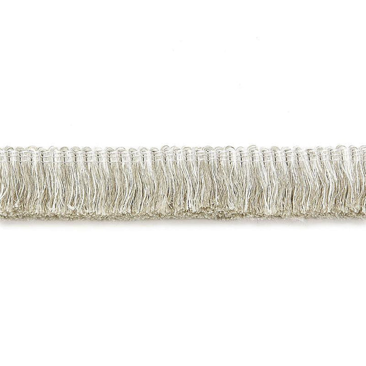 Zoe Linen Ruche Flax 65441 by Schumacher Designer Trim Au Naturel - Swanky Fabrics -