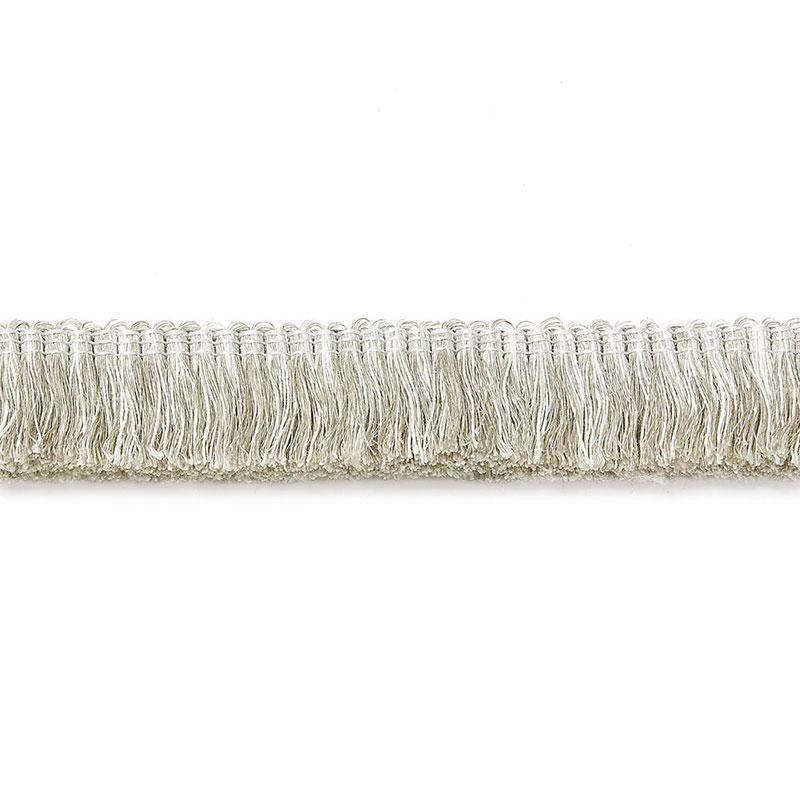 Zoe Linen Ruche Flax 65441 by Schumacher Trim Au Naturel - Fabric Carolina -