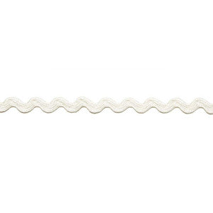 Chantal Linen Rickrack Blanc 65460 by Schumacher Trim
