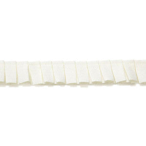 Colette Pleated Ruche Blanc 65480 by Schumacher Trim