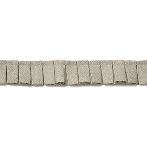 Colette Pleated Ruche Greige 65481 by Schumacher Trim