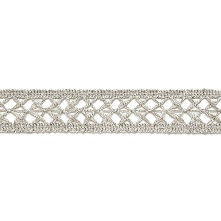 Nicole Linen Braid Greige 65491 by Schumacher Trim Au Naturel 1.0" - Fabric Carolina -