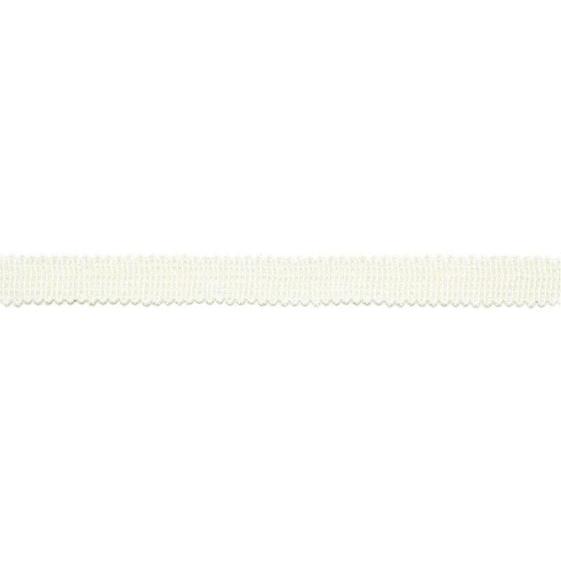Yves Linen Tape Blanc 65500 by Schumacher Trim Au Naturel - Fabric Carolina -