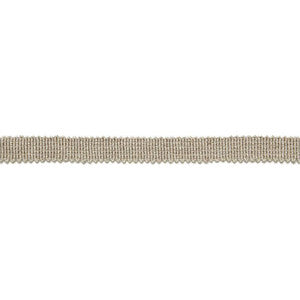 Yves Linen Tape Greige 65501 by Schumacher Trim